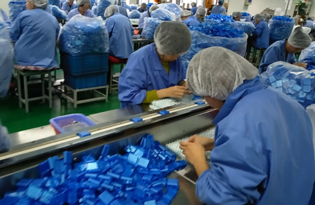 牙线包装流水线贴标机 牙线包装流水线贴标机