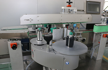 蜂蜜瓶双面贴标机 蜂蜜瓶双面贴标机