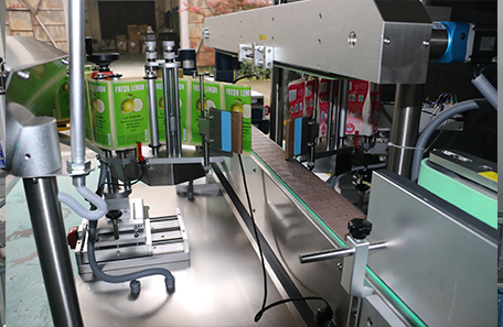 润滑油双面贴标机 润滑油双面贴标机