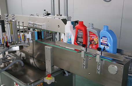 润滑油双面贴标机 润滑油双面贴标机