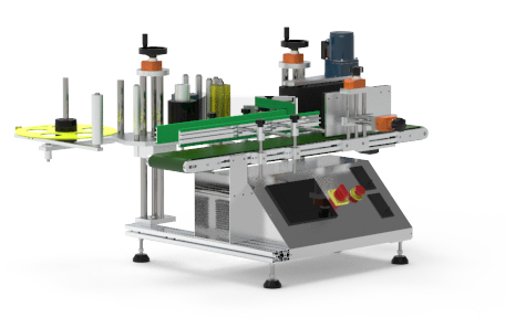 桌面式圆瓶贴标机