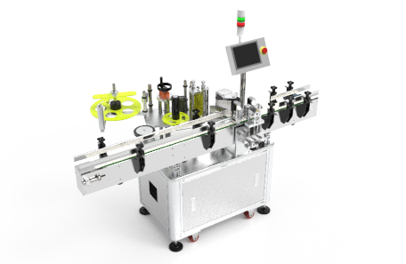 圆瓶定位不干胶贴标机 圆瓶定位不干胶贴标机