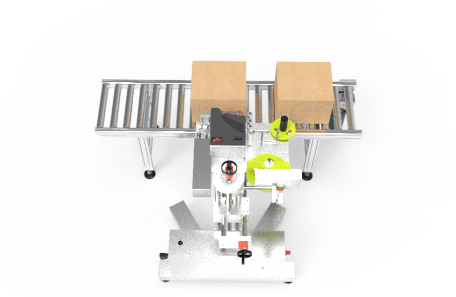 转角在线打印贴标机