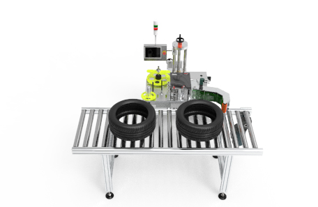 轮胎打印贴标机 轮胎打印贴标机