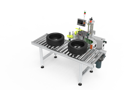 轮胎打印贴标机 轮胎打印贴标机