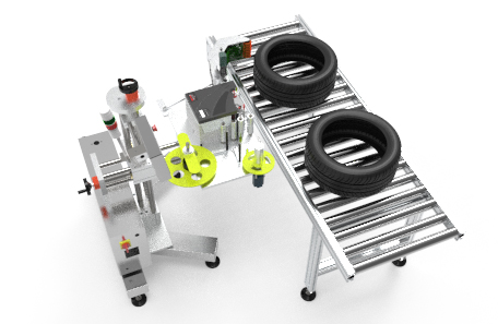 轮胎打印贴标机 轮胎打印贴标机