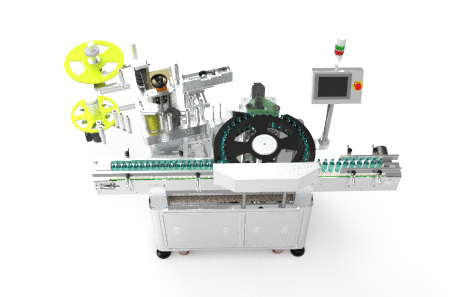 高速回转式西林瓶不干胶贴标机