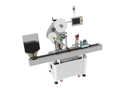 斜卧式西林瓶贴标机 斜卧式西林瓶贴标机