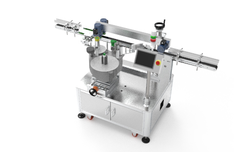 纸盒平面转角不干胶贴标机 纸盒平面转角不干胶贴标机