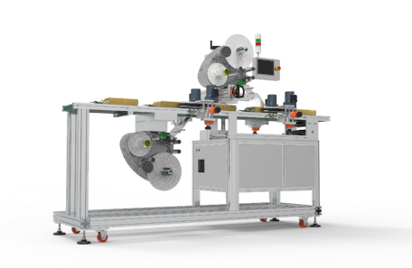 纸箱上下面不干胶贴标机 纸箱上下面不干胶贴标机