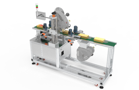 纸箱上下面不干胶贴标机 纸箱上下面不干胶贴标机