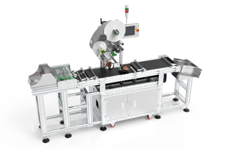 卡类分页贴标机 卡类分页贴标机
