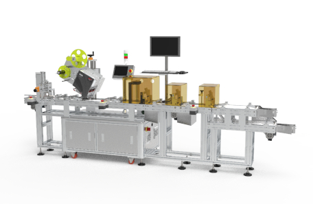 未定型盒分页不干胶贴标机 未定型盒分页不干胶贴标机