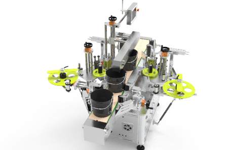 润滑油桶贴标机 润滑油桶贴标机