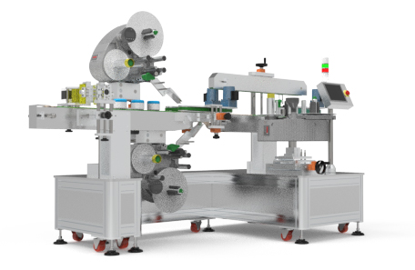 底面双侧面贴标机 底面双侧面贴标机