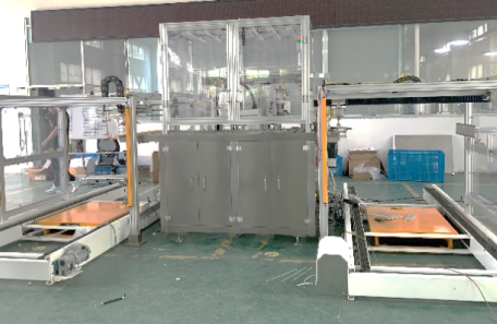 知名外资制药企业定制轩特纸箱全自动贴标生产线