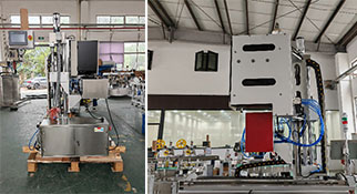 520国内客户定制8英寸打印贴标机发货