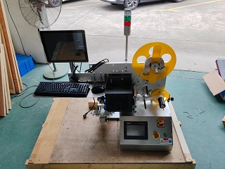 2025.7.8成都半自动灌流器打印贴标机1台